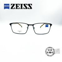 ◆明美鐘錶眼鏡◆ZEISS 蔡司 ZS22118L 001/黑色方框X玳瑁鏡腳/鈦鋼光學鏡架