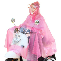 當季嚴選~雨衣電動機車成人女騎行電動自行車機車加大加厚透明單人雨披時尚-曼莎時尚