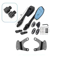 for Yamaha XMAX300 modified rearview mirror front moving bracket special bracket accessories reflector XMAX300 2023