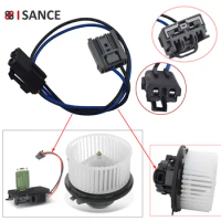 HVAC AC Blower Motor Fan &amp; Resistor Harness Connector Plug For Chevrolet Cadillac GMC 89019320,89019301,22807122,RU371,15887352