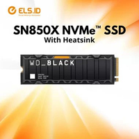 WD Black SN850X SSD m.2 NVMe 1TB with Heatsink