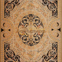 Top Fashion Tapete Details About 10' X 14' Hand-knotted Thick Plush Savonnerie Rug Carpet Made To Order JR608gc162savyg9BLACK