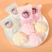 Kẹo Bông Sữa MarshMallow Nhân Dâu SHAPED Mềm Ngon Hình Ku Shin Dễ Thương - Ăn Vặt NN76