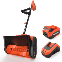 Cordless Snow Shovel, 20V | 12-Inch | 4-Ah Cordless Snow Blower, Battery Snow Blower with Battery Compartment Cover