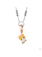 จี้เพชร  Sweet Bean Color Logo Charm - SILVER