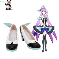 Macross Delta Macross Δ Mikumo Guynemer Black White Cosplay Shoes Long Boots Leather CosplayLove For Halloween Christmas
