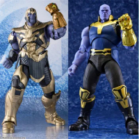New Avengers Marvel 4 Endgame SHF Thanos PVC Action Figure Collectible Model Toy 18cm