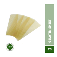 Gelatin Sheet 5 pieces/200 pieces/box / 5 keping/200 keping/kotak Lembaran Gelatin