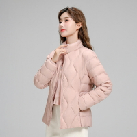 【巴黎精品】真羽絨90%白鴨絨輕羽絨外套羽絨衣夾克-立領保暖短款修身女外套6色a1hd5
