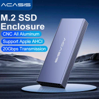 ACASIS M.2 Nvme SSD Enclosure Suit USB C 3.2 SSD 12+16 PIN for Apple Mac/iMac/MacBook Pro/Air 2013 to 2017 Portable Storage Case