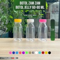 Isi 100 Pcs Botol Zam Zam 60 - 80 ml / Botol Jelly / Botol Plastik