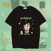 [ ส่งฟรี  ] WS0144 เสื้อยืดโอเวอร์ไซส์ เสื้อยืดเกาหลี ผ้าคอตตอน100% เสื้อยืด Crybaby Powerpuff Pop M
