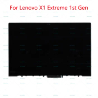 For Lenovo Thinkpad X1 Extreme 1st Gen Screen Laptop LCD Touch Display 20MF 20MG IPS UHD 4K 3840x2160 01YU648 01YU649 Panel