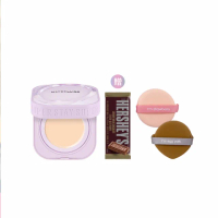 【MAYBELLINE 媚比琳】裸霧光無瑕氣墊水凝粉餅 9g(#小方塊)