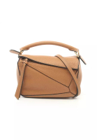 LOEWE 二奢 Pre-loved LOEWE puzzle bag mini Handbag leather light brown 2WAY