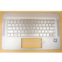 For HP Envy 13-AB 13-AB026TU AB024TU AB027TU Keyboard C case cover Palmrest With US Layout silver