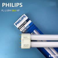 Philips h-type lamp table lamp lamp PL-L18W/840/865 4P large flat four-pin plug-in tube