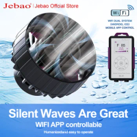 Jebao ALW SLW MLW Series Wave Maker Aquarium Water Pump Filter 12V 24V 7.5W 10W~30W Fish Tank Ultra Quiet Operation Wave Pump