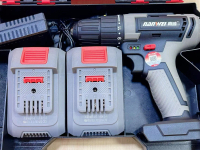 NANWEI 42V Battery Cordless Impact Drill with Robust Battery-Powered Design & Impact Mechanism for E