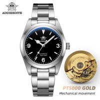 Addies Dive 36mm New Mechanical Watches Sapphire Crystal 10Bar Waterproof BGW9 Super Luminous PT5000 Mechanical Automatic Watch