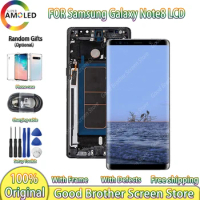 AMOLED 6.3''LCD For Samsung Galaxy Note8 N950FD N950F LCD With burn shadow Note 8 N950 Display+Touch Screen Digitizer Assembly