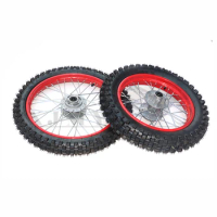110 Apollo Mini Golf Cross Country Motorcycle Accessories 90 / 100-14 70 / 100-17 Inch Tire with Hub Moto Tires Conversion Part