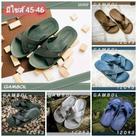 ** มีไซส์ 45-46 **GAMBOL รองเท้าแตะแบบสวม 12093 ไซส์ 40-46 คําแนะนําผลิตภัณฑ์ใหม่ของเดือนนี้