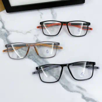TR90 Frame Photochromic Glasses Men Women Lightweight Flexible Myopia Eyewear Unisex Vintage Trendy Short Sighted Eyeglasses