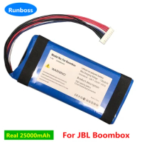100% New Real 25000mAh GSP0931134 01 Battery for JBL Boombox Boombox1 Boombox 1 JEM3316 JEM3317 JEM3318 Player Speaker