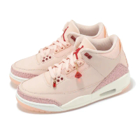 【NIKE 耐吉】休閒鞋 Wmns Air Jordan 3 Retro 女鞋 男鞋 情人節 粉紅 AJ3(HJ0178-600)