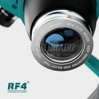 RF4 Factory Price 0.5X 0.7X 0.48X Barlow Auxiliary Glass Objective Lens Stereo Binocular Trinocular Zoom Microscope Camera