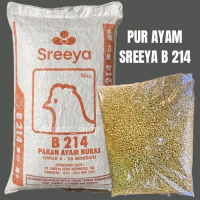 Sreeya Lipur Ayam Sreya B214 Usia 4-20 Minggu Pakan Ayam Buras / 1 kg