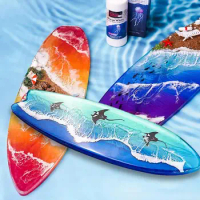 Surf Board Silicone Mold Flexible and Reusable Skateboard Surfboard Silicone Mold Skateboard Resin Tray Mold for Making Home