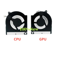 New CPU GPU for Dell G16 7630 G15 5530 2023 notebook cooling fan