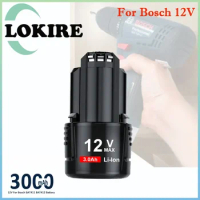 For BOSCH 12V 3.0Ah Battery for Bosch BAT411A BAT412A BAT413A BAT414 BAT420 2607336013 26073360 Cordless Tool