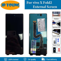 6.53"Original AMOLED For vivo X Fold2 Small LCD Touch Screen Digitizer Assembly For vivo X Fold 2 Second External Screen Replace