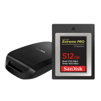 Sandisk 64GB 128GB 256GB 512GB CFexpress Type B Card with CFexpress Type B USB 3.1 Gen 2 Card Reader For PC 100% Original