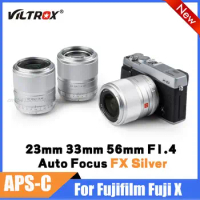 Viltrox 23mm 33mm 56mm F1.4 APS-C Auto Focus Lens Large Aperture Portrait Lenses for Fujifilm Fuji X Mount Camera X-T4 X-T30 XT3