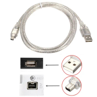 USB Male to Firewire IEEE 1394 4 Pin Male iLink Adapter Cord firewire 1394 Cable for SONY DCR-TRV75E DV camera cable 1.2m/120cm