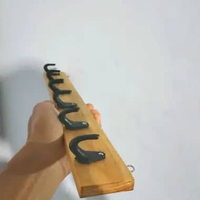 gantungan baju kayu tua aesthetic murah