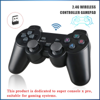 2.4Ghz Wireless Gamepad For PSP PC TV Android Phone Game Controller Joystick For Super Console X Pro