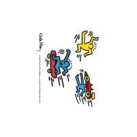SAMSUNG Galaxy Z Flip5 原廠 Keith Haring 聯名主題感應卡 (GP-TOF731)-透明(白色)