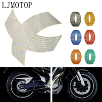 Motorcycle Wheel Sticker Motocross Reflective Decals Rim Tape Strip For Honda CBR929 600 954RR CB1000R CBR1100XX CBR1000RR