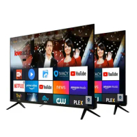 wholesale Normal tv accept custom 2k 4k flat screen television OEM android tv smart 24 40 43 50 55 65 75 85 32inch smart led tv