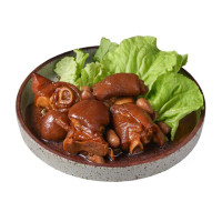 【享吃美味】紅燒香滷花生豬腳12包(600g±5%固形物230g/包 年菜/家常菜/蹄膀/閏月)