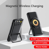 Magnetic Power Bank 20000mAh 22.5W Fast Charging Powerbank Portable Charger External Battery Pack for iPhone Huawei Xiaomi OPPO