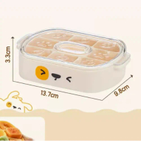 冰塊模具冰格家用矽膠製冷凍冰櫃神器(【母嬰級鉑金矽膠】-米黃)