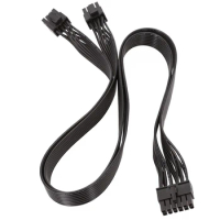 1 Piece Replacement For NEW Black For Seasonic PSU P-860 P-1000 X-1050 Power Supply 12Pin To Dual 8Pin Graphics Cable