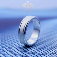 SAN 950 Cincin Pria Perak Original – Nikah, Kawin, Tunangan, Lamaran | Palladium, Platinum, Emas Put