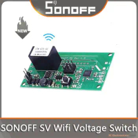 SONOFF SV Wifi Smart Switch Schakelaar Relay 5-24V Safe Voltage Switch eWeLink Home Module Support Alexa,Google Home Nest,IFTTT